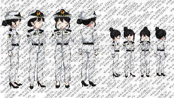 海军长袖女（列兵到将军）