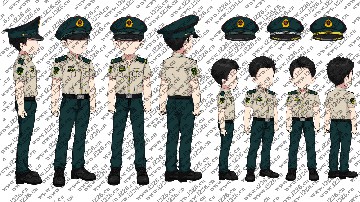 火箭军短袖夏常服（男列兵到将军）