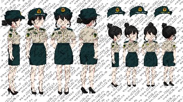 火箭军短袖夏常服（女列兵到将军）