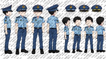 空军短袖夏常服（男列兵到将军）