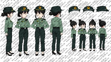 陆军长袖女（列兵到将军）